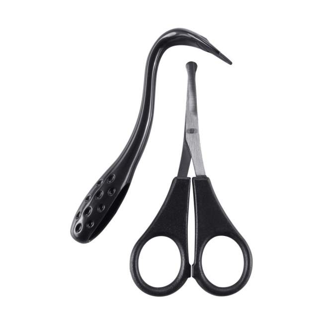 Mikki Ear & Face Care Set with scissors and a comb