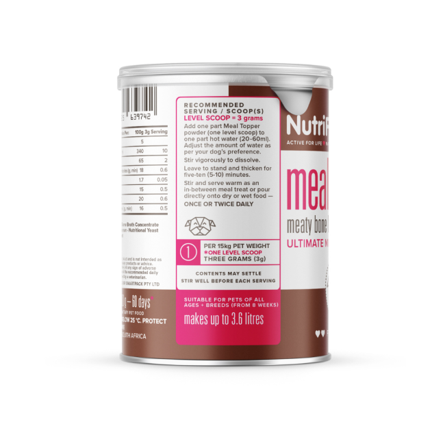 NutriFlex® Gravy Meal Topper side one