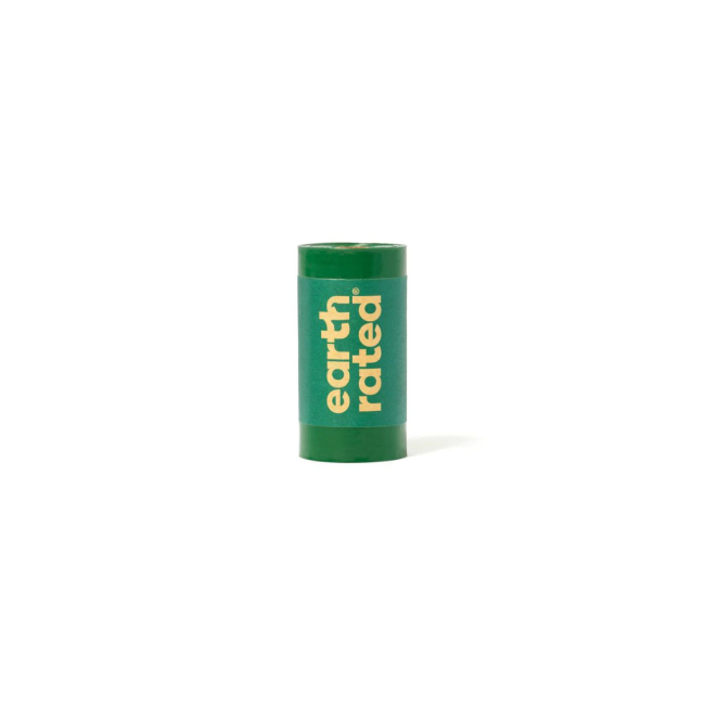 Degradable Refill Poop Bags - Unscented single roll