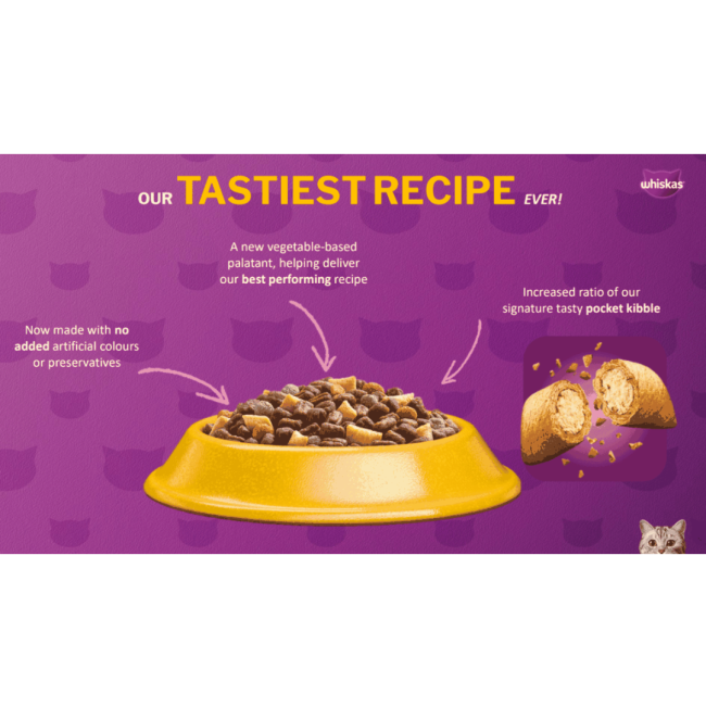 Whiskas Adult Cat Food - Beef tastiest recipe