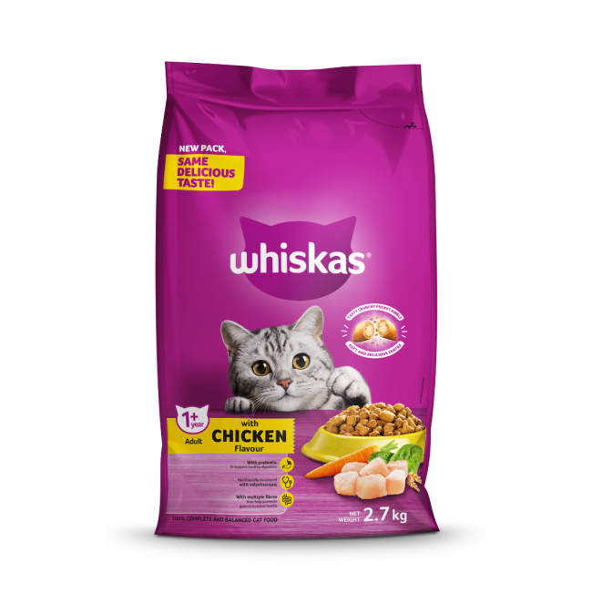Whiskas Adult Cat Food - Chicken