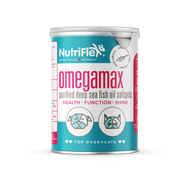 NutriFlex OmegaMax Fish Oil for Dogs and Cats