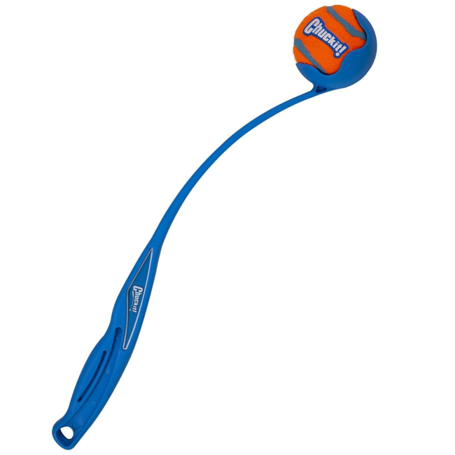 Chuckit! Classic Launcher - Medium Ball blue with orange ball