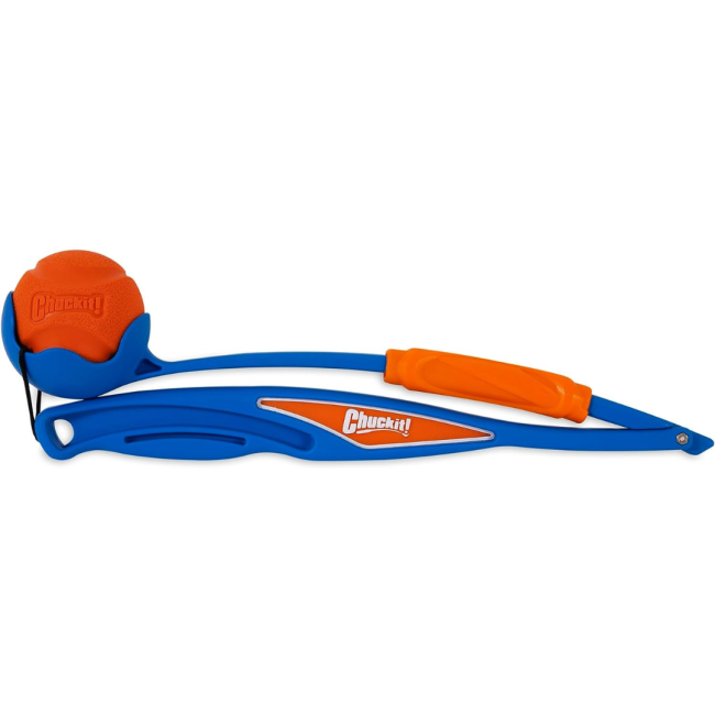 Chuckit! Fetch & Fold Ball Launcher side view folded