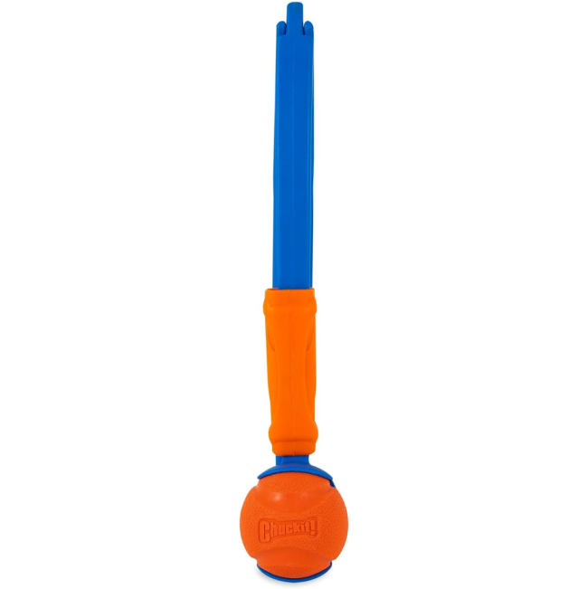 Chuckit! Fetch & Fold Ball Launcher view from the top folded