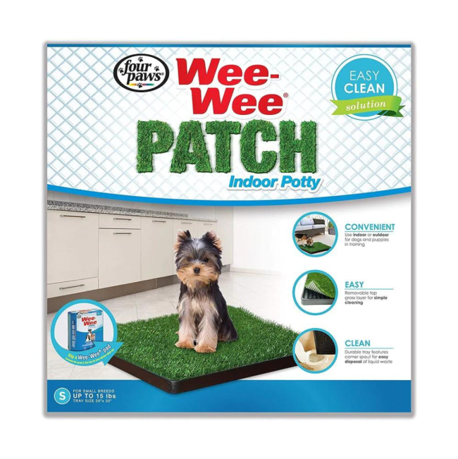 Wee-Wee Indoor Pet Potty Grass Patch For Dogs small in packaging