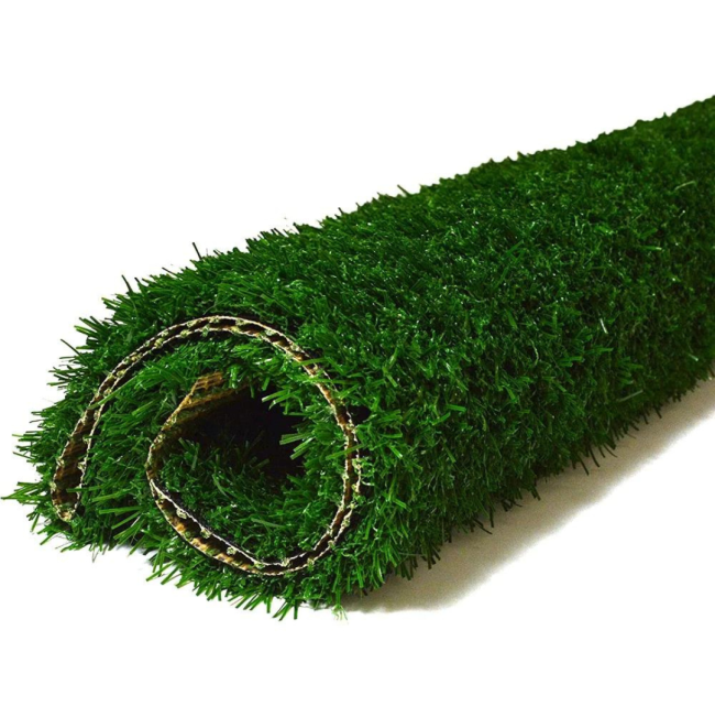 Wee-Wee Indoor Pet Potty Grass Replacement Patch For Dogs rolled up side view