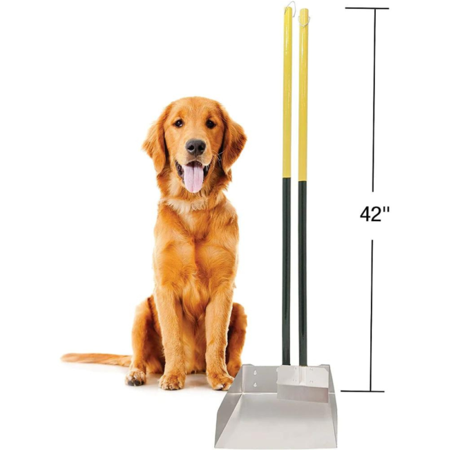 Wee-Wee Doggie Doo Spade & Pan Set size to scale of dog