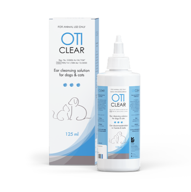 Oticlear with packaging and bottle