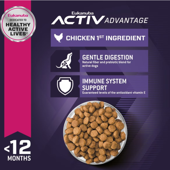 Eukanuba Medium Breed Puppy Food healthy digestion and immune system