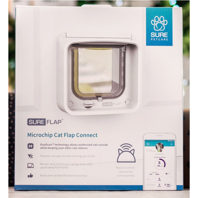 Sureflap Microchip CatFlap Connect in box