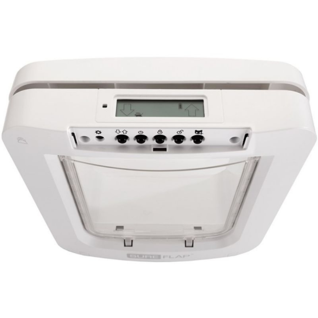Sureflap Microchip CatFlap Connect top view with buttons