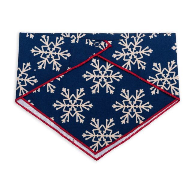 Christmas Snow Flakes Bandana back