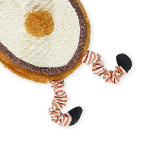 Reindeer Scratcher Mat For Cats bottom with legs