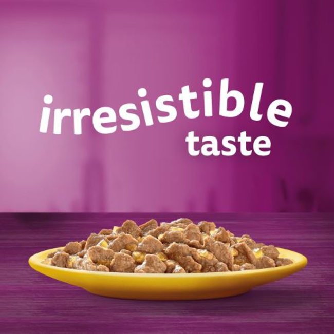 Whiskas Wet Adult Cat Food irresistible taste
