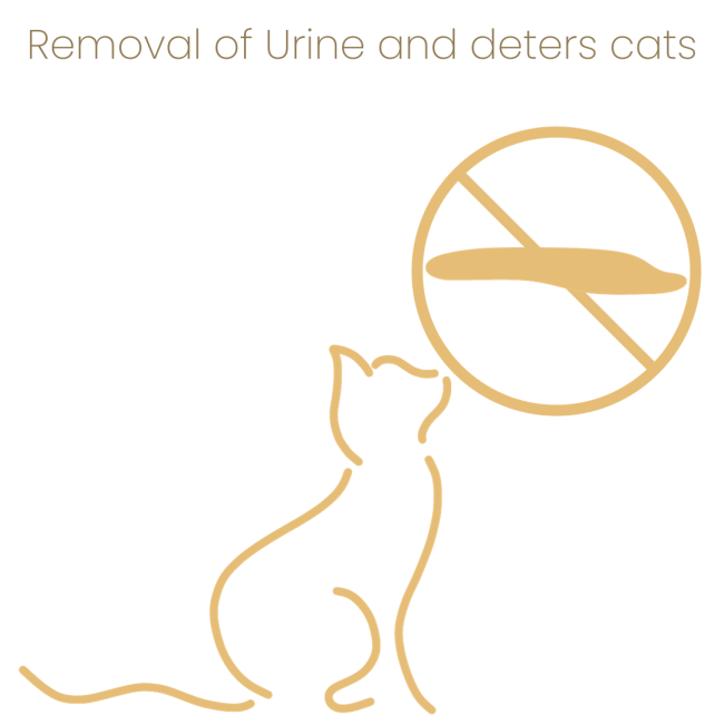 Animal Zone Cat Urine Odour Removal Spray deters cats from marking