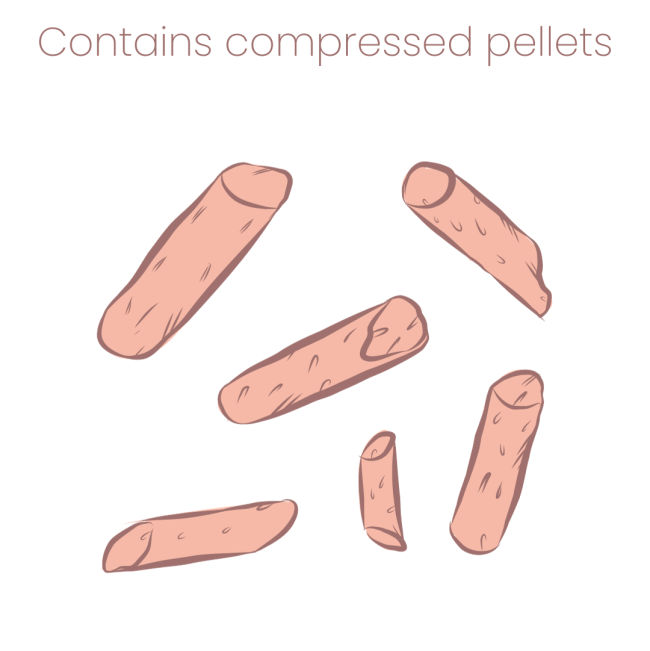 Animal Zone Hamster Food contains compressed pellets