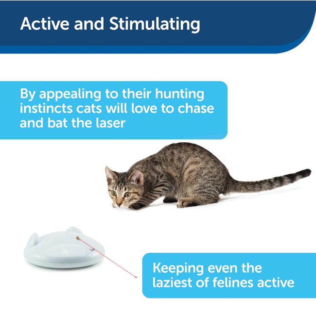 FroliCat® Zip Laser Toy activity and stimulation