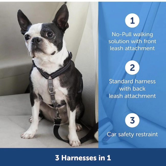 PetSafe® 3 in 1™ Harness and Car Restraint information picture