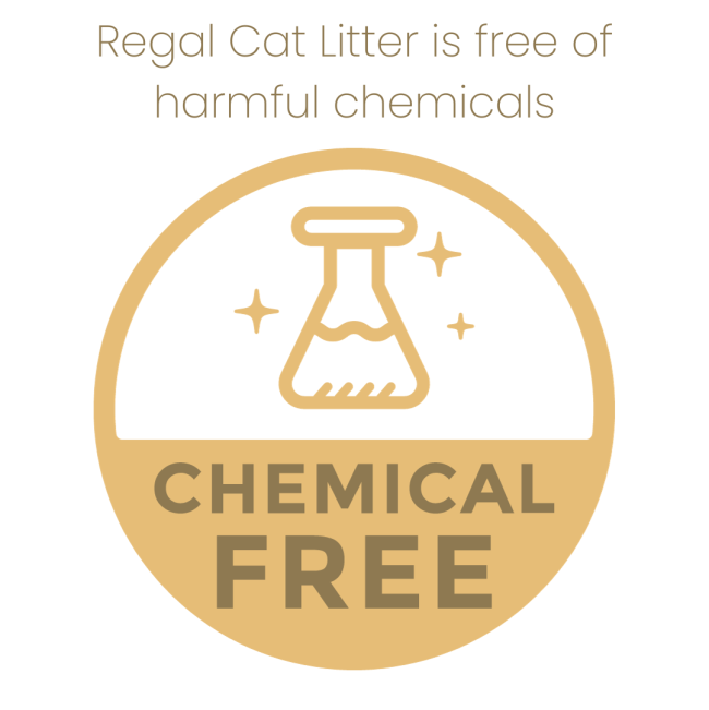 Regal Cat Litter Free from harmful chemicals