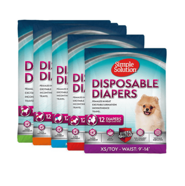 Simple Solution Disposable Diapers for Dogs