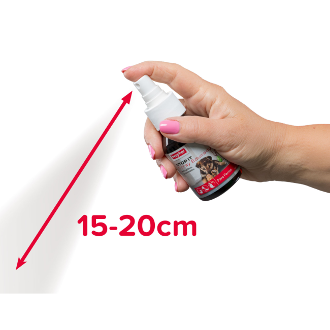 Beaphar Dog Anti-Gnawing Spray at 15-20 cm distance