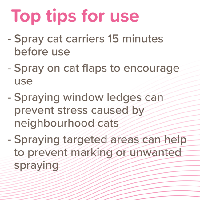 Beaphar Cat Catcomfort Calming Spray tips for use