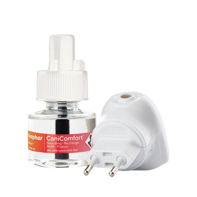 Beaphar Dog Canicomfort Calming Diffuser Start-Kit contents