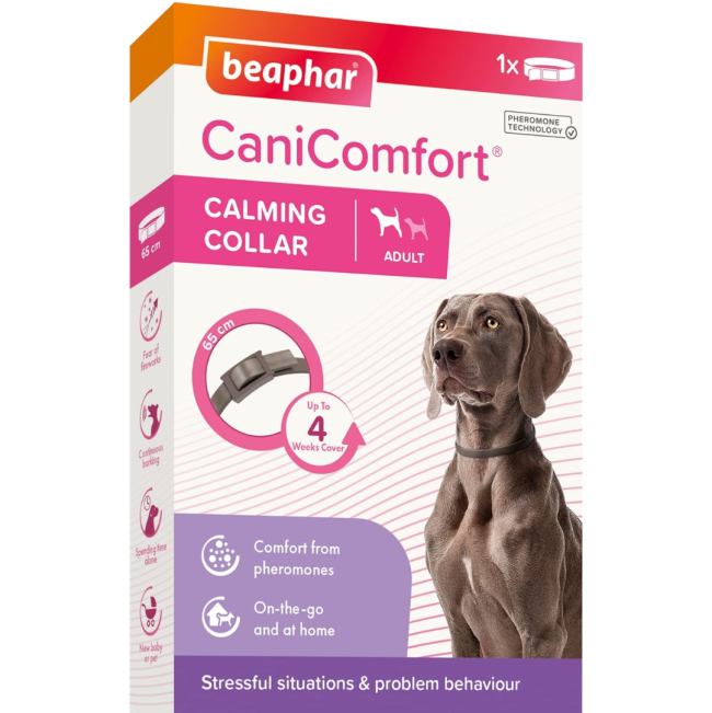 Beaphar Dog Canicomfort Collar in packaging