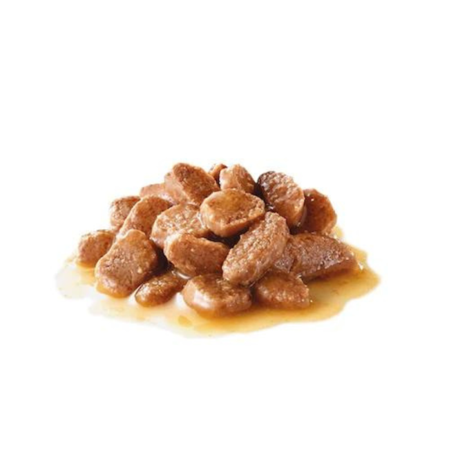 Royal Canin Hair & Skin Adult Wet Cat Food Pouch chunks in gravy