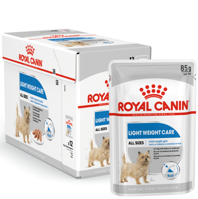 Royal canin light weight care wet dog food pouch