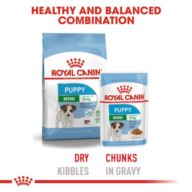 Royal Canin Mini Puppy Wet Food combination