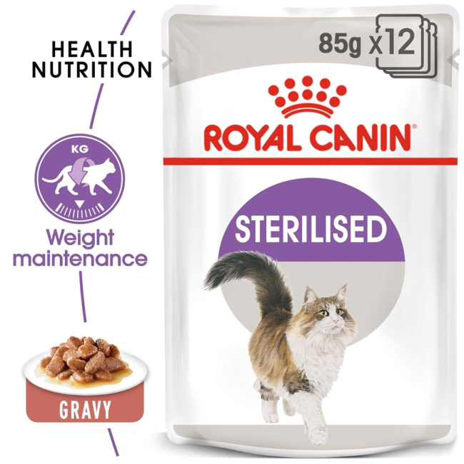Royal Canin Sterilised Adult Wet Cat Food health nutrition