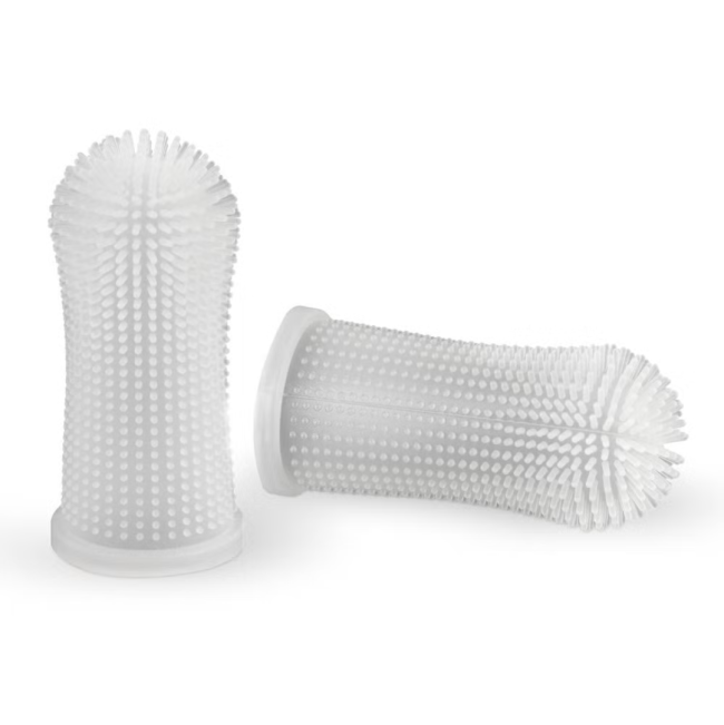 Pet Dent Finger Mittens (2 Pack) made with silicon