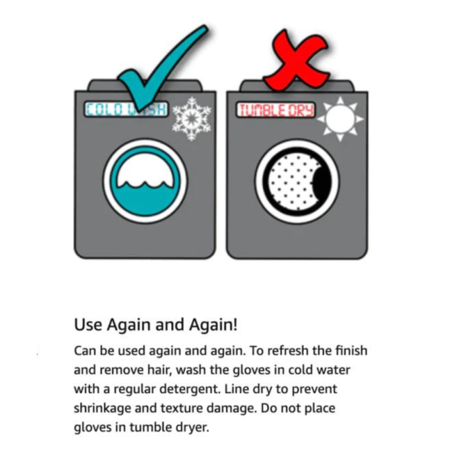 Simple Solution Pet Hair Lift Mitts how to clean