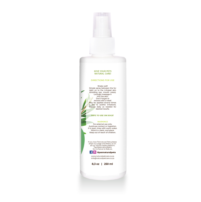 Soothe that Itch Body Spray 250ml back of bottle