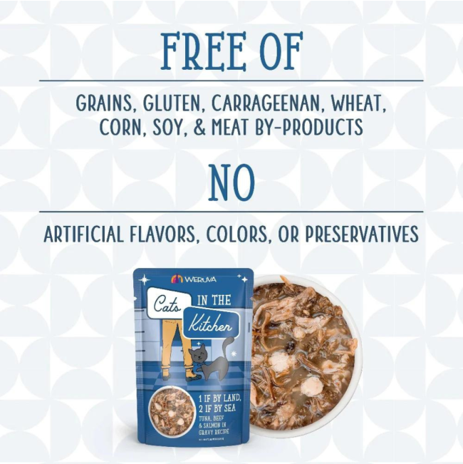 Weruva 1 If By Land 2 If By Sea Wet Cat Food information image