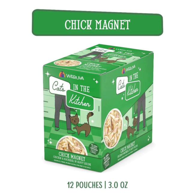 Weruva Chick Magnet Wet Cat Food box packaging