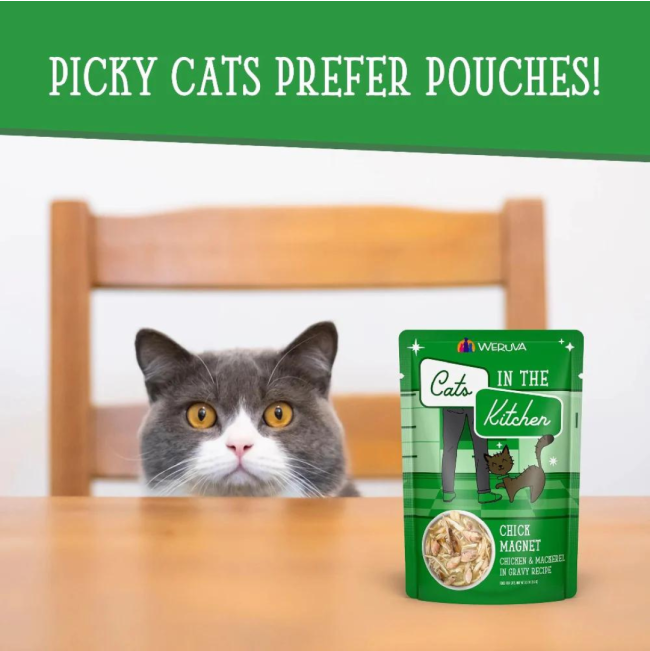 Weruva Chick Magnet Wet Cat Food cats prefer pouches