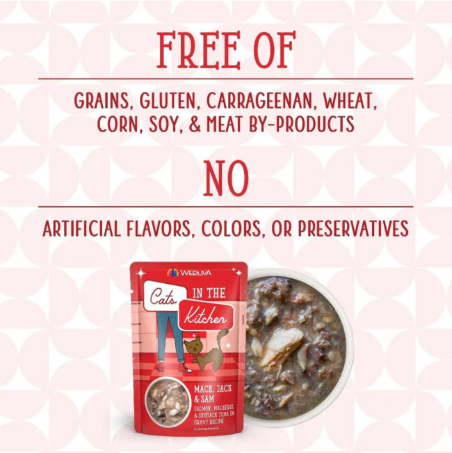 Weruva Mack, Jack & Sam Wet Cat Food information image