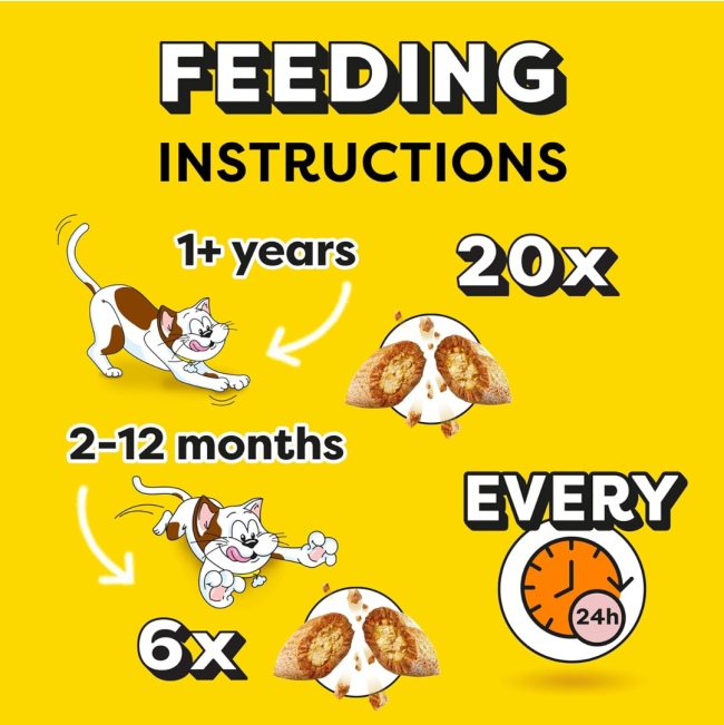 Dreamies Cat Treats feeding guide