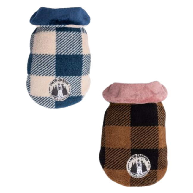 Dog’s Life Champion Winter Cape blue and brown