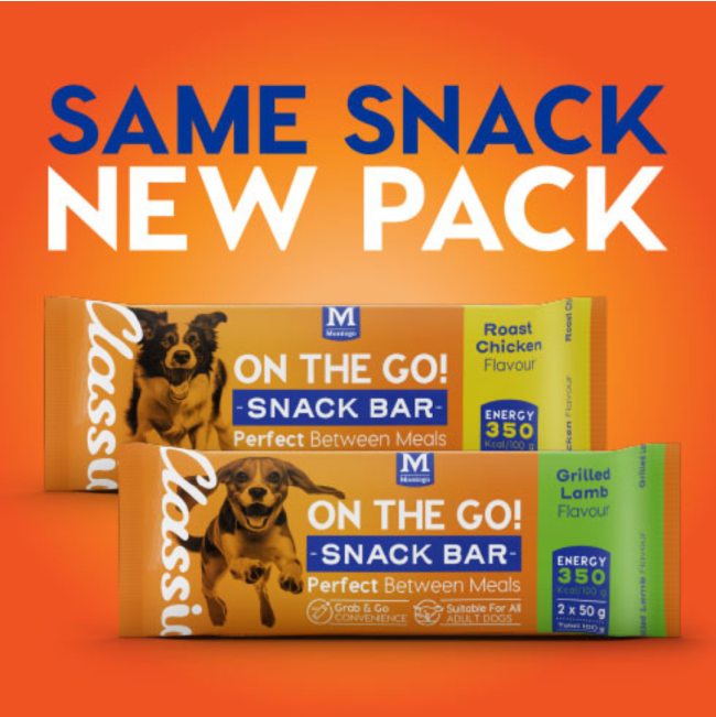 Montego Snack Bar Dog Treats new look same snack