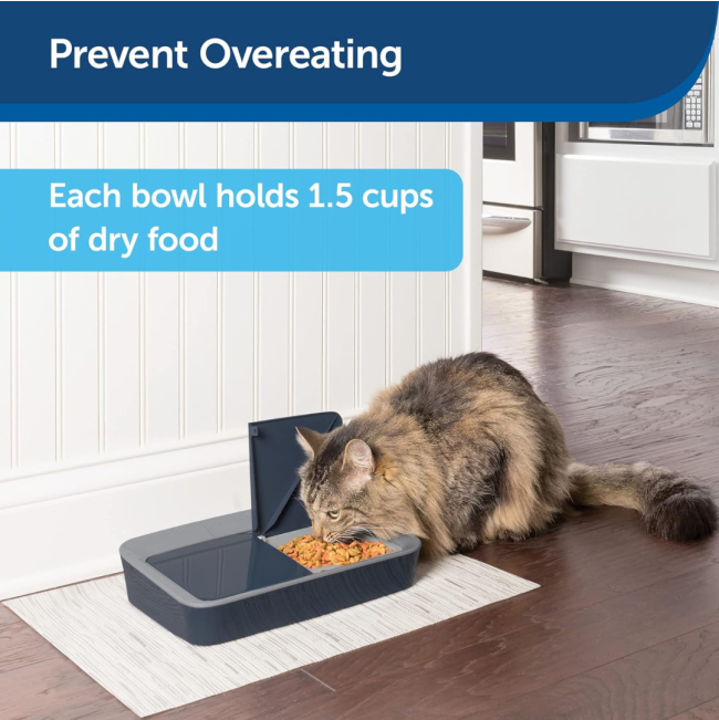 Digital 2 Meal Pet Feeder prevent overheating