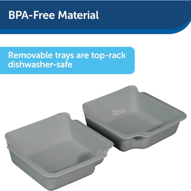Digital 2 Meal Pet Feeder bpa-free material