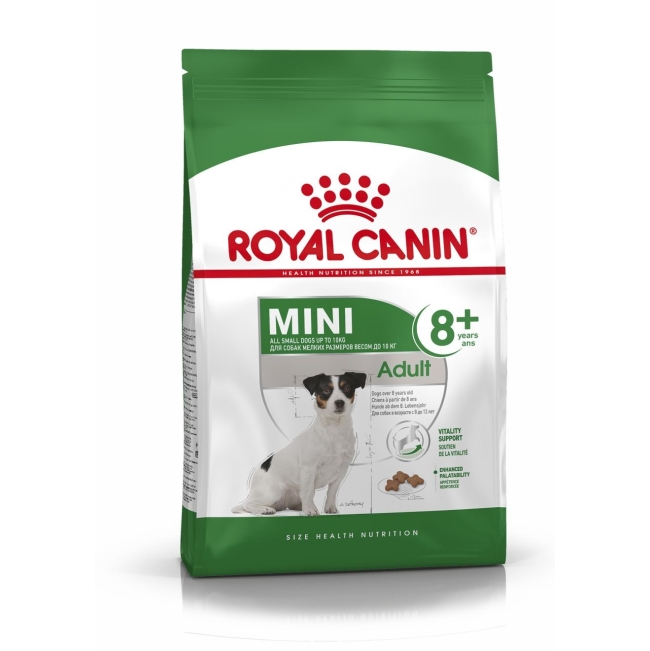 Buy Royal Canin Mini 8+ Dog Food Online | ePETstore