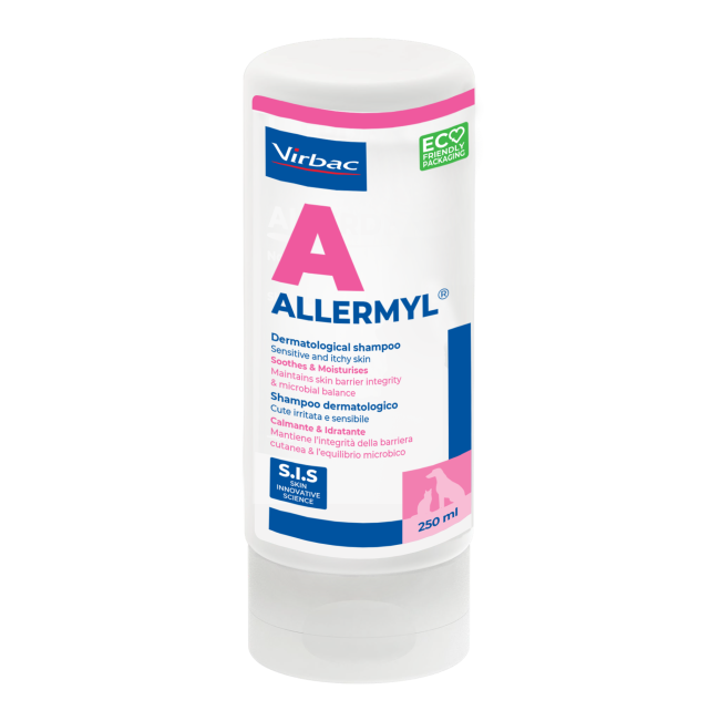 Allermyl Soothing shampoo for dogs and cats relieves itchy skin
