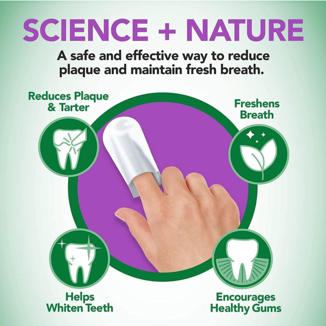Vet's Best dental finger wipes advantages