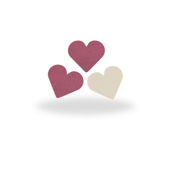 heart shaped treats