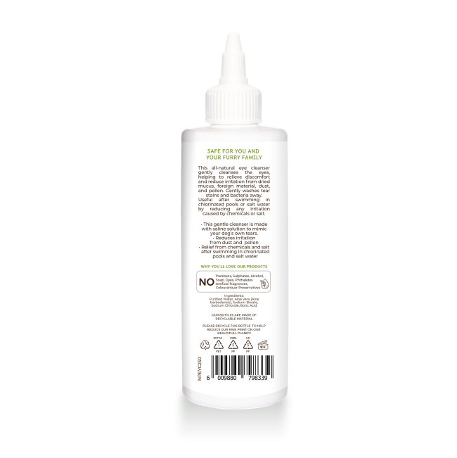 back of bottle with ingredients